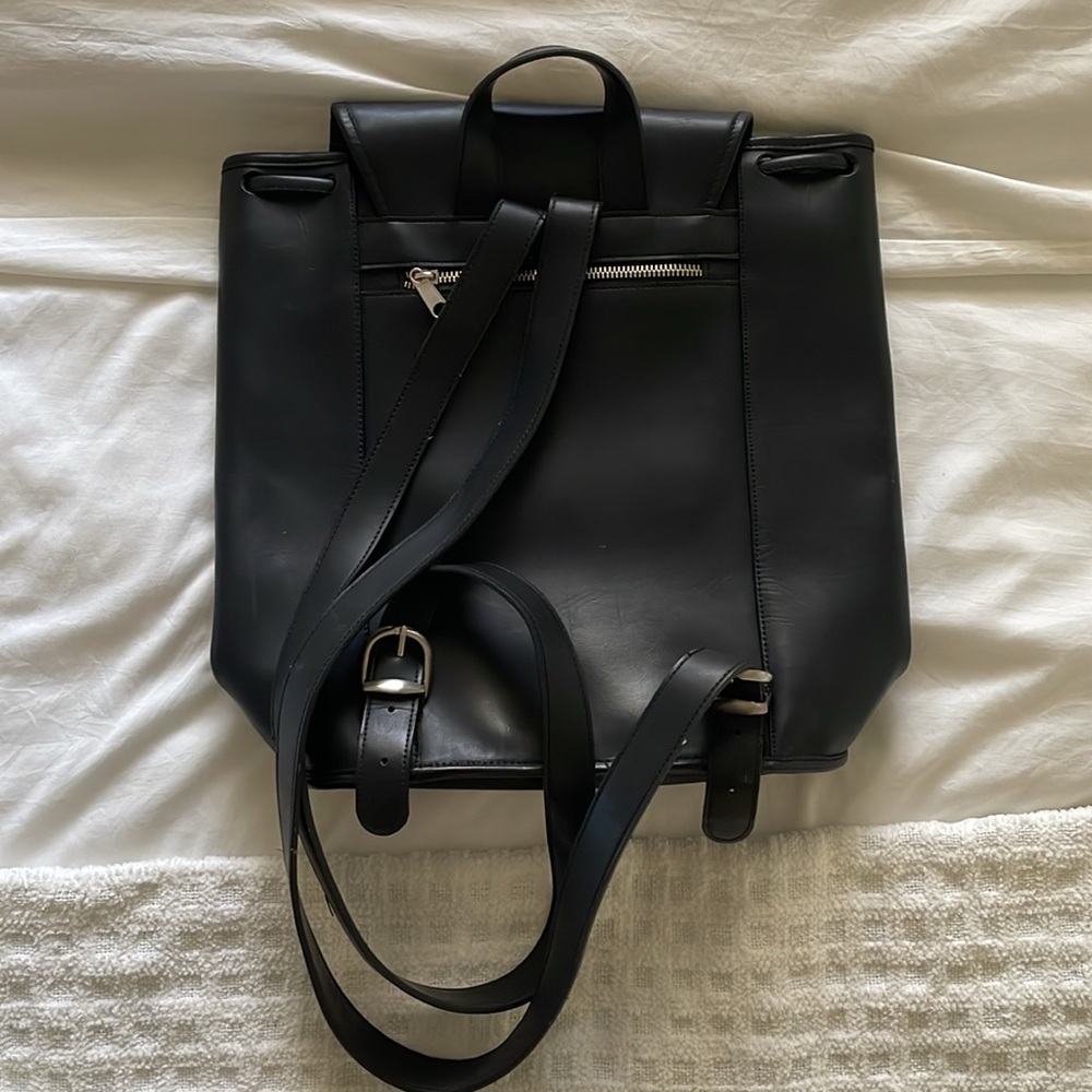 Coach Authentic Leather Black Backpack - image 2
